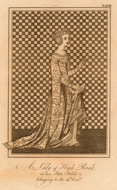 Une dame de haut rang, dans son habit d
