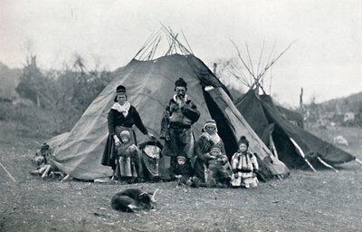Un campement lapon, 1912 - Unbekannt