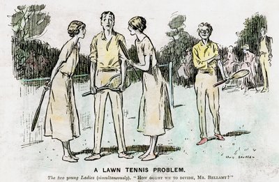 Un problème de tennis sur gazon, 1923 - Unbekannt