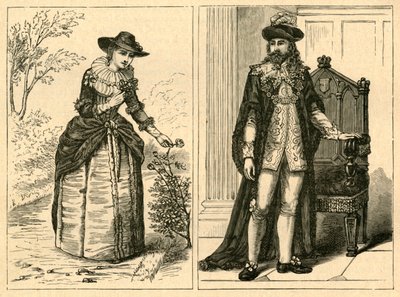 Un Lord Maire et sa Dame au milieu du XVIIe siècle, 1897 - Unbekannt