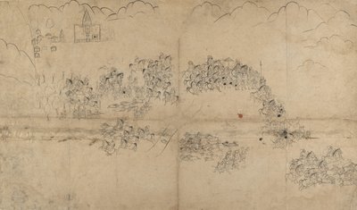 Un Maharana et Sa Suite Chassant le Sanglier, début du 18e siècle - Unbekannt
