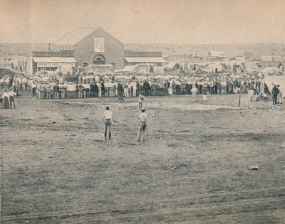 Une réunion de masse à Bulawayo, vers 1900 - Unbekannt