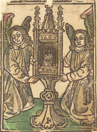 Un ostensoir tenu par deux anges, 1495-1500 - Unbekannt