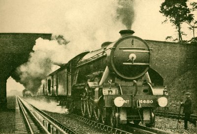 Une locomotive du Pacifique prenant de l