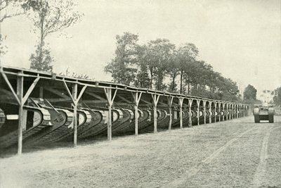 Un parc de chars britanniques juste derrière la ligne de front, 1919 - Unbekannt