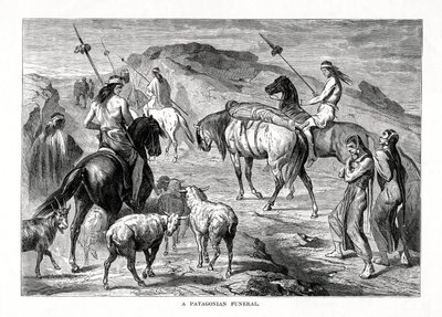 Un enterrement patagonien, 1877 - Unbekannt