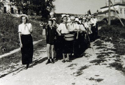 Unité de pionniers au camp de pionniers de toute l