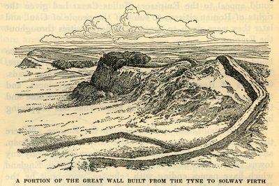 Une partie du Grand Mur construit du Tyne au Solway Firth par l