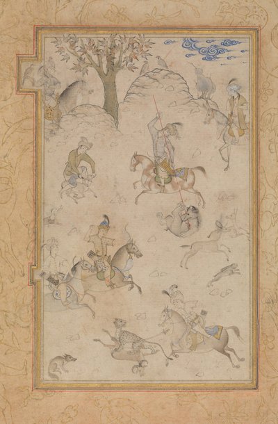 Une chasse princière, fin du 16ème siècle - Unbekannt