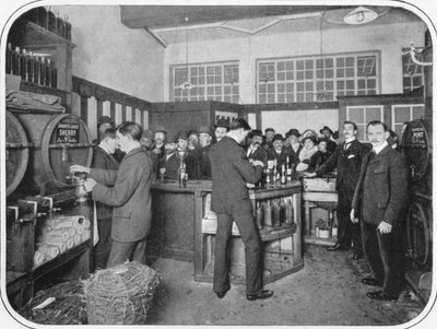 Un bar à vin de Strand, Londres vers 1903 - Unbekannt