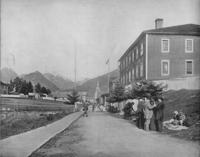 Une rue à Sitka, Alaska, 1897 - Unbekannt