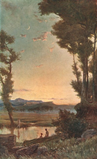 Un ruisseau sylvestre, fin du 19ème siècle, vers 1902 - Unbekannt