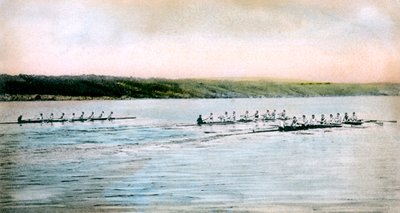 Un essai des équipes de Cornell sur le lac Cayuga, 1906 - Unbekannt