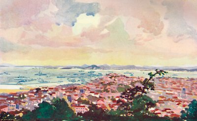 Vue de Rio et de la baie - Unbekannt
