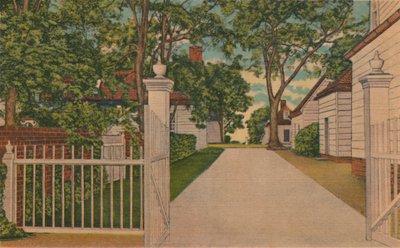 Vue de la North Lane, 1946 - Unbekannt