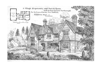 Un dispensaire de village et une salle paroissiale construits à East Kennett, Marlborough, 1884 - Unbekannt