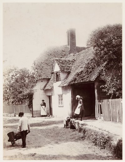 Une rue de village - Unbekannt