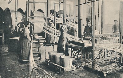 Une usine de fabrication de cierges, 1917 - Unbekannt