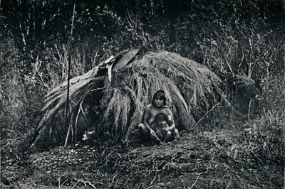 Une hutte Yaghan en Fuegia, 1911 - Unbekannt