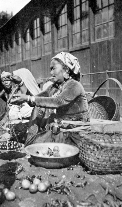 Un bazar à Darjeeling, Bengale occidental, Inde, c1910 - Unbekannt