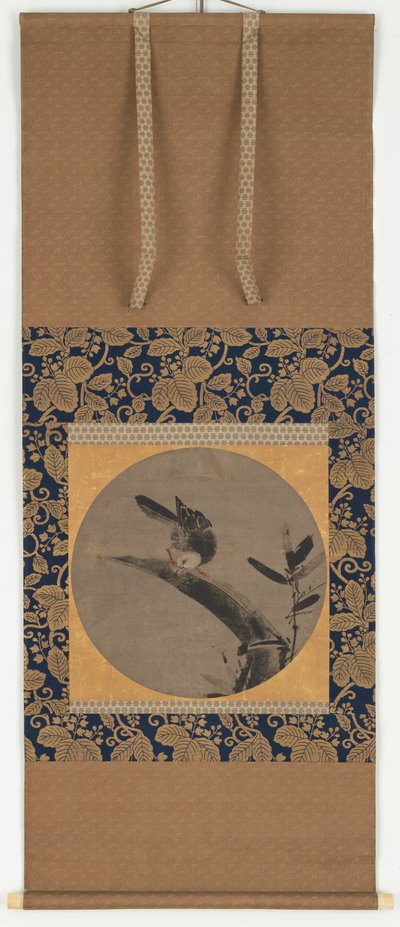 Un oiseau sur une souche de bambou, période Momoyama, 1568-1615 - Unbekannt
