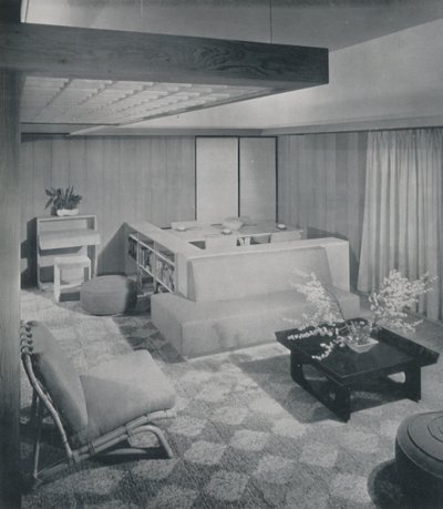 Une pièce à vivre et salle à manger combinée, 1942 - Unbekannt