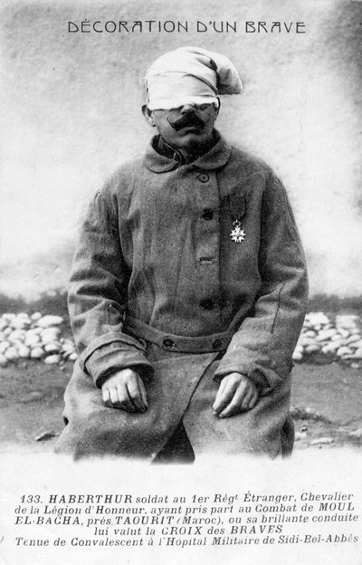 Un légionnaire convalescent, Sidi Bel Abbès, Algérie, 1910 - Unbekannt