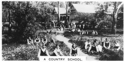 Une école de campagne, Australie, 1928 - Unbekannt