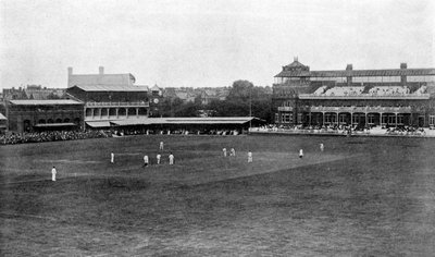 Un match de cricket en cours au terrain de cricket de Lords, Londres, 1912 - Unbekannt