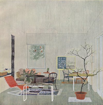 Un design pour un Gartenraum par Georg Steinklammer de Vienne - Unbekannt