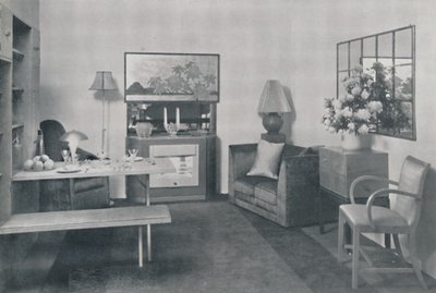 Salle à manger et salon, 1942 - Unbekannt