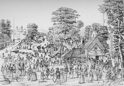 Une fête à Horselydown, Southwark, en 1590, 1904 - Unbekannt
