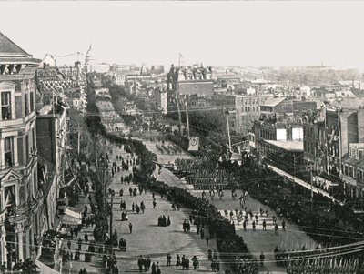 Jour de fête dans la capitale américaine, Washington DC, USA, 1895 - Unbekannt