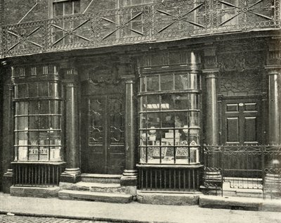 Une belle boutique à Artillery Row, Houndsditch, Londres, de la seconde moitié du XVIIIe siècle - Unbekannt