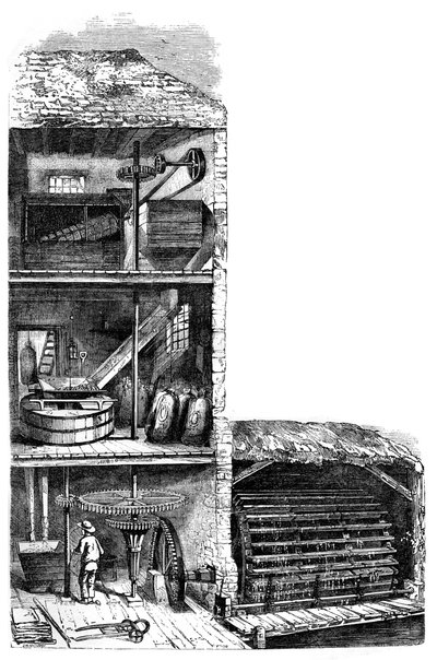 Un moulin à farine - Unbekannt