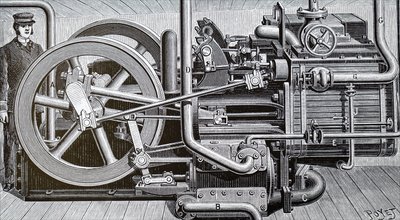Une machine frigorifique pour navires transportant des cargaisons périssables - Unbekannt