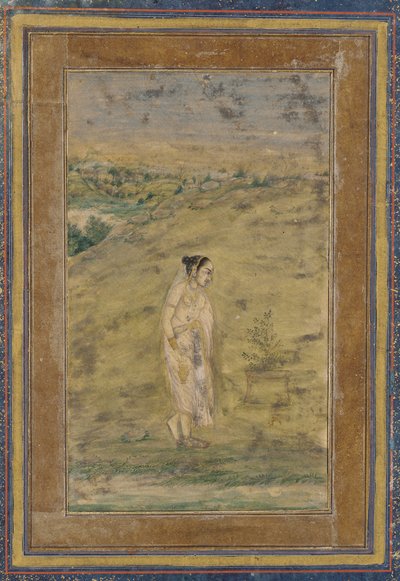 Une fille au bord de l