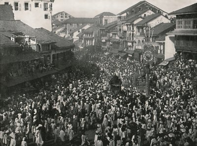 Une grande procession indigène, Bombay, Inde, 1895 - Unbekannt