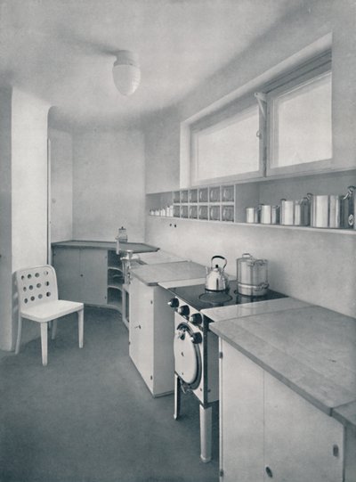 Une cuisine conçue par le professeur Oswald Haerdtl, de Vienne, 1935 - Unbekannt
