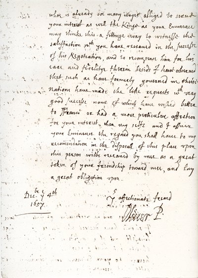 Une lettre d