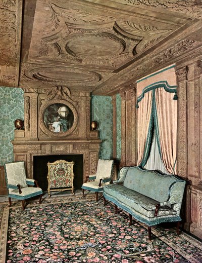 Un salon sous le règne de Louis XIII, Hôtel Marion du Fresne, Saint-Malo, France, 1938 - Unbekannt