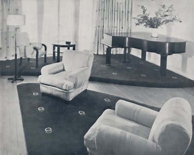 Un salon, conçu et réalisé par Ian Henderson & Co., Londres, 1935 - Unbekannt