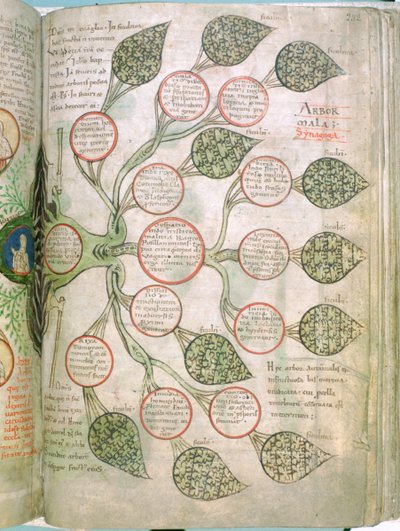 Une page du Liber Floridus, 12ème siècle - Unbekannt