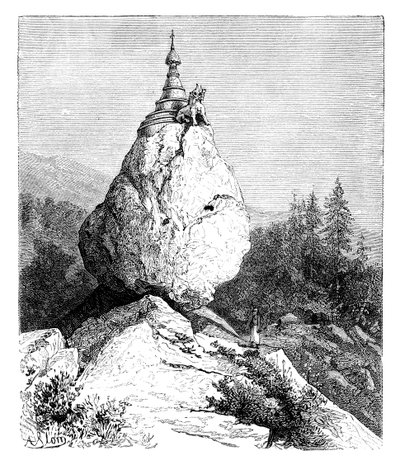 Une pagode au sommet d
