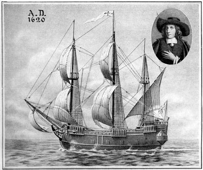 Une représentation du Mayflower, 1922 - Unbekannt