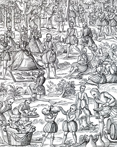 Un pique-nique royal - Unbekannt