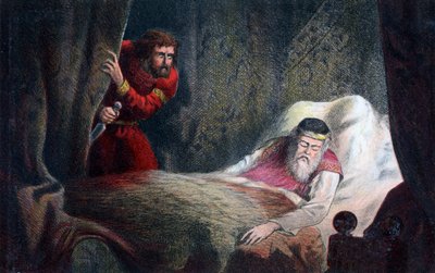 Une scène de Macbeth, XVIIe siècle - Unbekannt