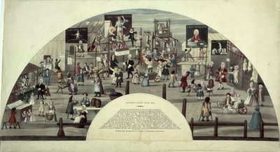 Une scène de la foire de Bartholomew, 18ème siècle - Unbekannt