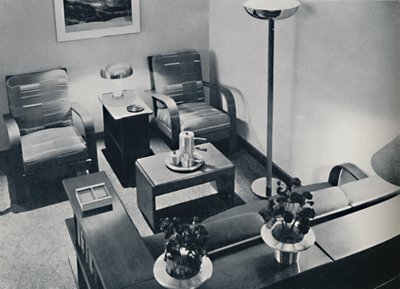 Une section du salon, 1936 - Unbekannt