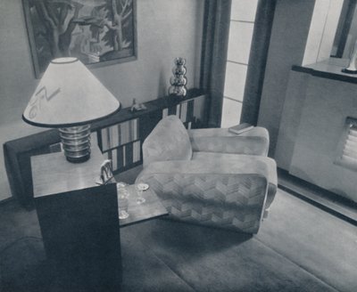 Une petite pièce conçue et meublée par Michael Dawn, Bedford, Angleterre, 1935 - Unbekannt